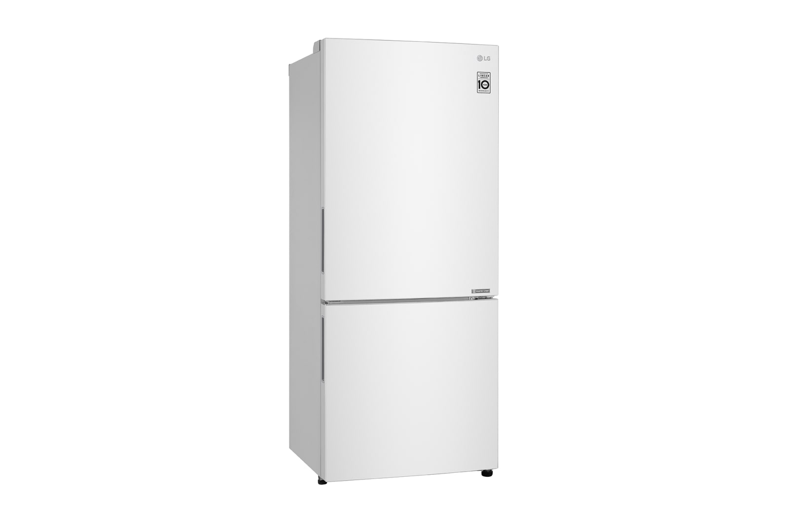 LG 420L Bottom Mount Fridge with Door Cooling in White Finish, GB-455WL