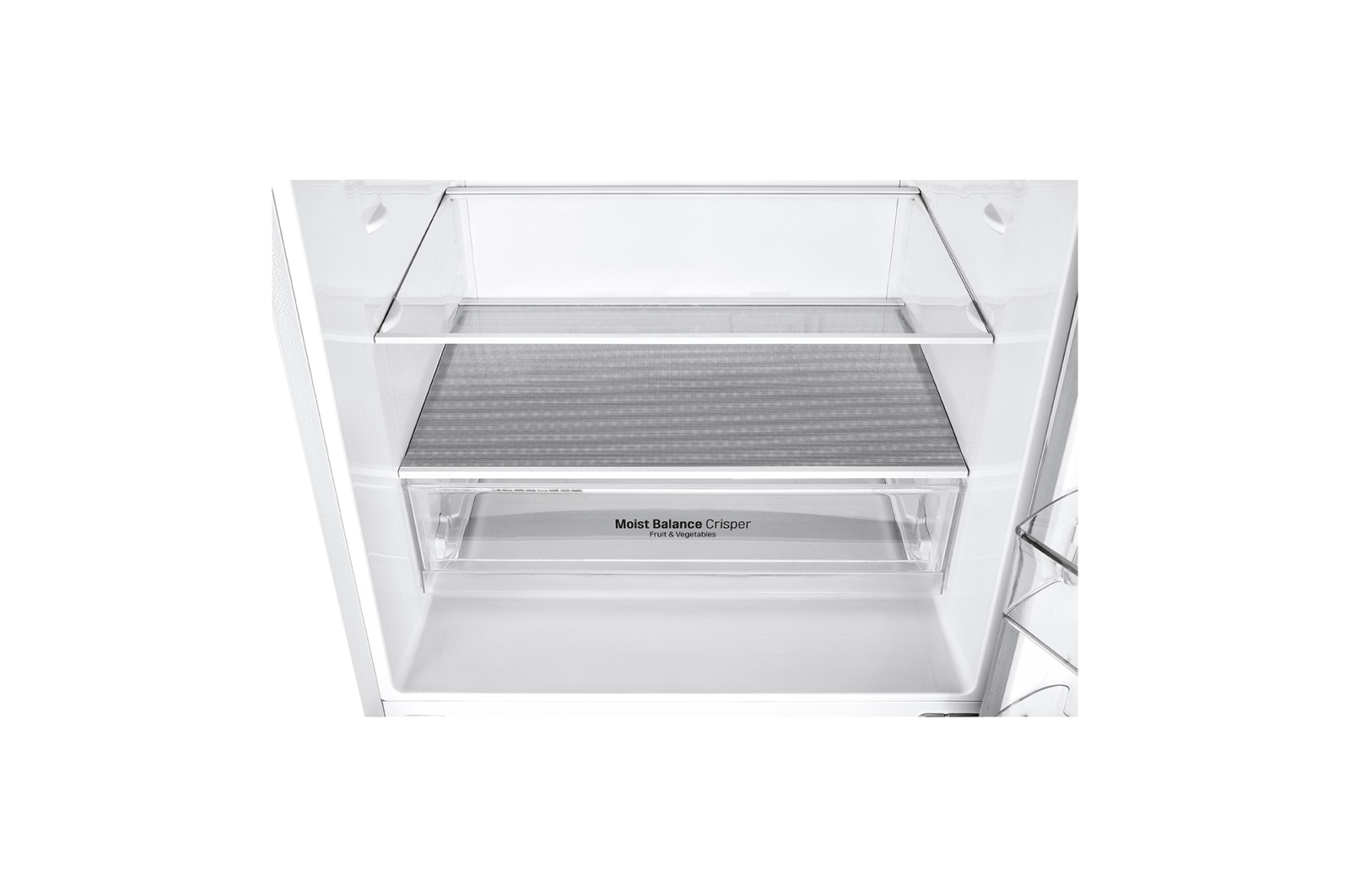 LG 420L Bottom Mount Fridge - White Finish, GB-455WL