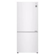 LG 420L Bottom Mount Fridge - White Finish, GB-455WL