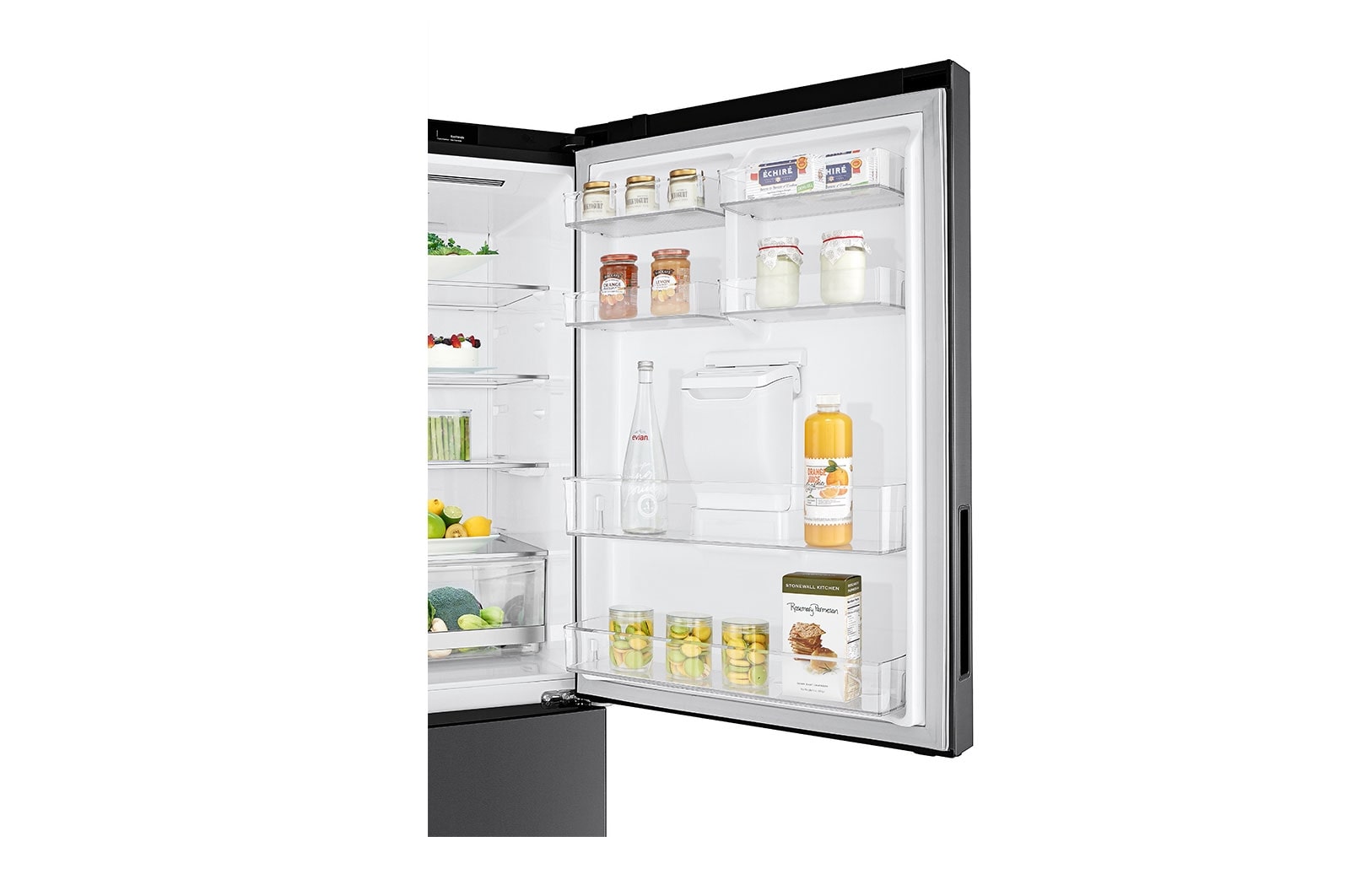 LG 420L Bottom Mount Fridge with Water Dispenser, GB-W455MBL