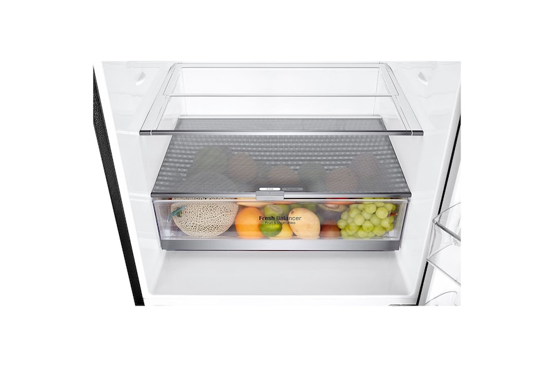 LG 420L Bottom Mount Fridge with Water Dispenser, GB-W455MBL