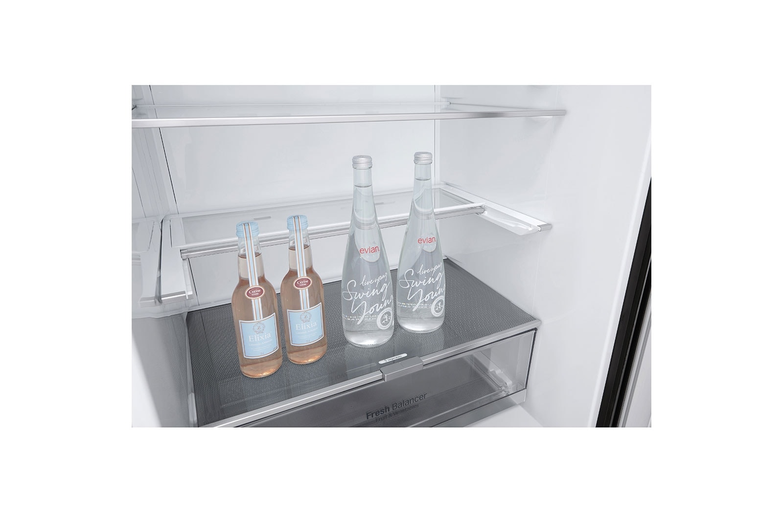 LG 420L Bottom Mount Fridge with Water Dispenser, GB-W455MBL