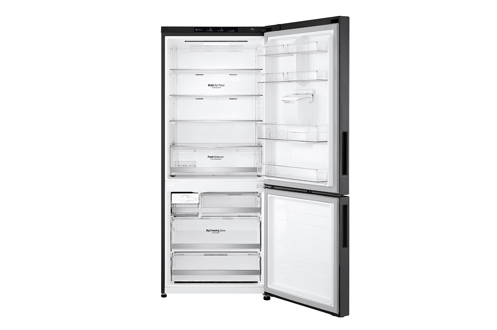 LG 420L Bottom Mount Fridge with Water Dispenser, GB-W455MBL