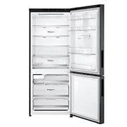 LG 420L Bottom Mount Fridge with Door Cooling in Matte Black Finish, GB-W455MBL