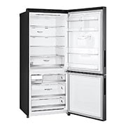 LG 420L Bottom Mount Fridge with Door Cooling in Matte Black Finish, GB-W455MBL