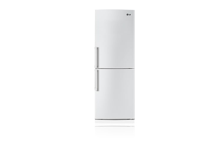 Front view of 305L White Bottom Mount Refrigerator GC-305SW