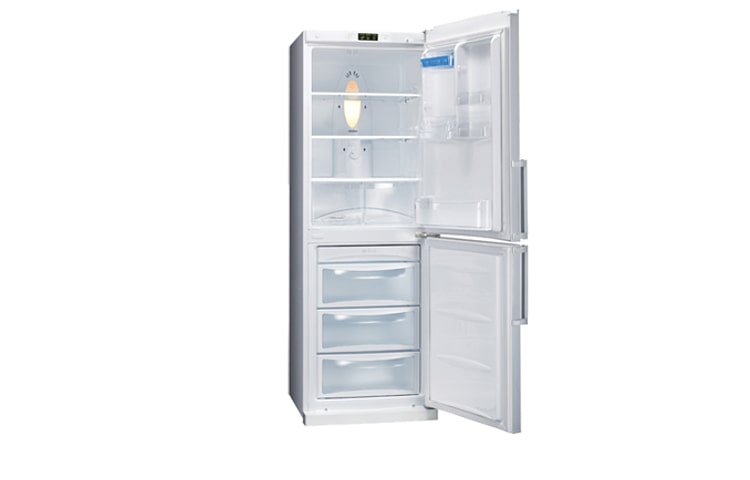 LG 305L White Bottom Mount Refrigerator, GC-305SW