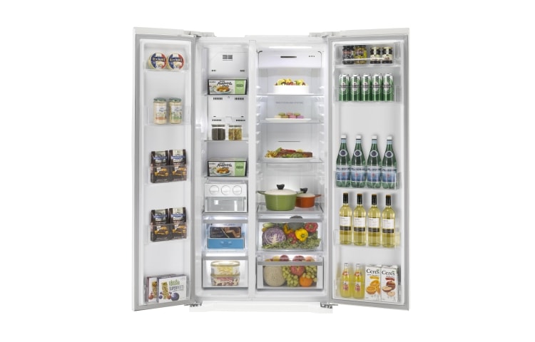 LG 571L Side by Side Refrigerator, GC-B197HWL