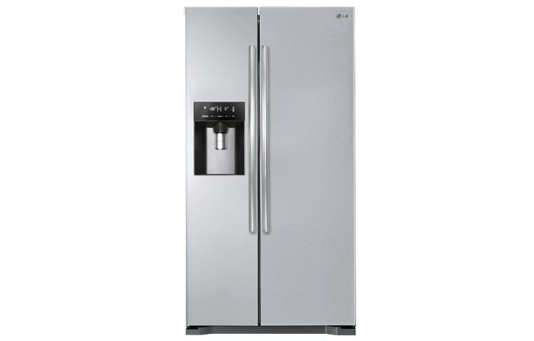 LG 567L Side by Side Refrigerator with Non Plumbed Ice & Water Dispenser, GC-L197DPNL