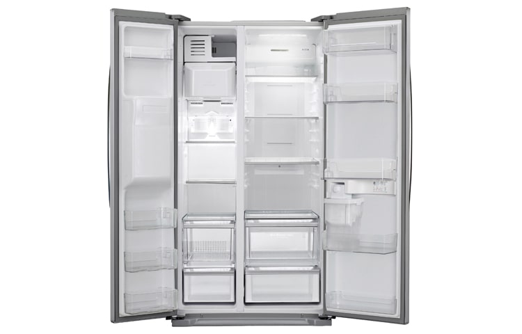 LG 567L Side by Side Refrigerator with Non Plumbed Ice & Water Dispenser, GC-L197DPNL