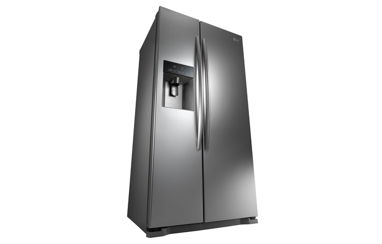 LG 567L Side by Side Refrigerator with Non Plumbed Ice & Water Dispenser, GC-L197DPNL