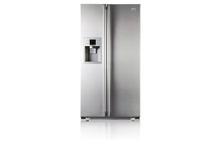 LG 567L Titanium Side by Side Fridge with Automatic Ice & Water Dispenser, GC-L197NFS