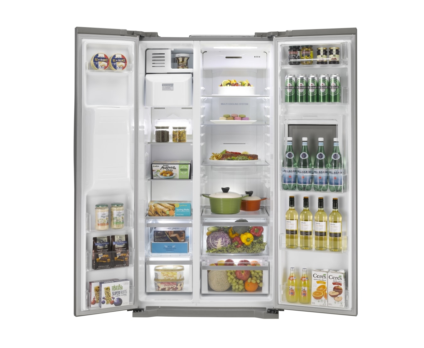 LG 563L Side by Side Refrigerator with One Touch Home Bar, GC-P197DPL