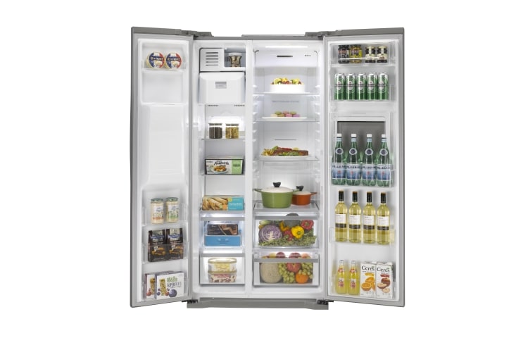 LG 563L Side by Side refrigerator with One Touch Home Bar, GC-P197HPL