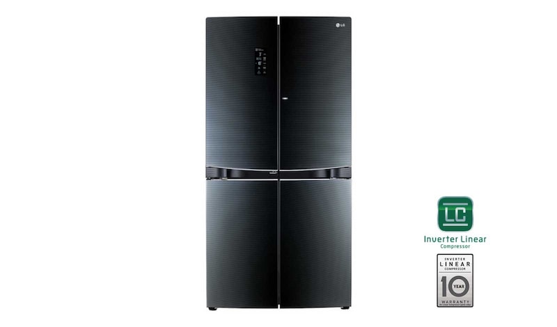 Front view of 725L World's First Dual Door-in-Door® Fridge GF-6D725BGL