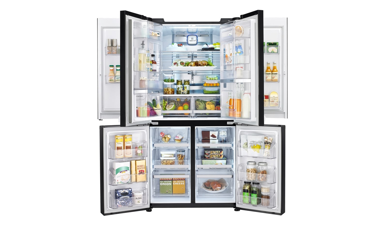 LG 725L World's First Dual Door-in-Door® Fridge, GF-6D725BGL