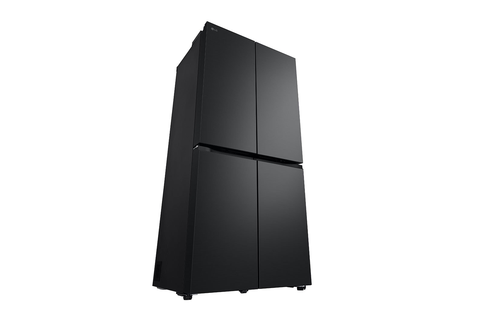 LG 530L Slim French Door Fridge in Matte Black Finish, GF-B505MBL