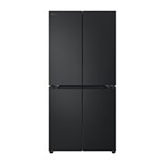 LG 530L Slim French Door Fridge in Matte Black Finish, GF-B505MBL