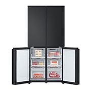 LG 530L Slim French Door Fridge in Matte Black Finish, GF-B505MBL