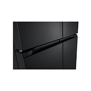LG 530L Slim French Door Fridge in Matte Black Finish, GF-B505MBL
