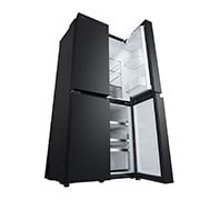 LG 530L Slim French Door Fridge in Matte Black Finish, GF-B505MBL