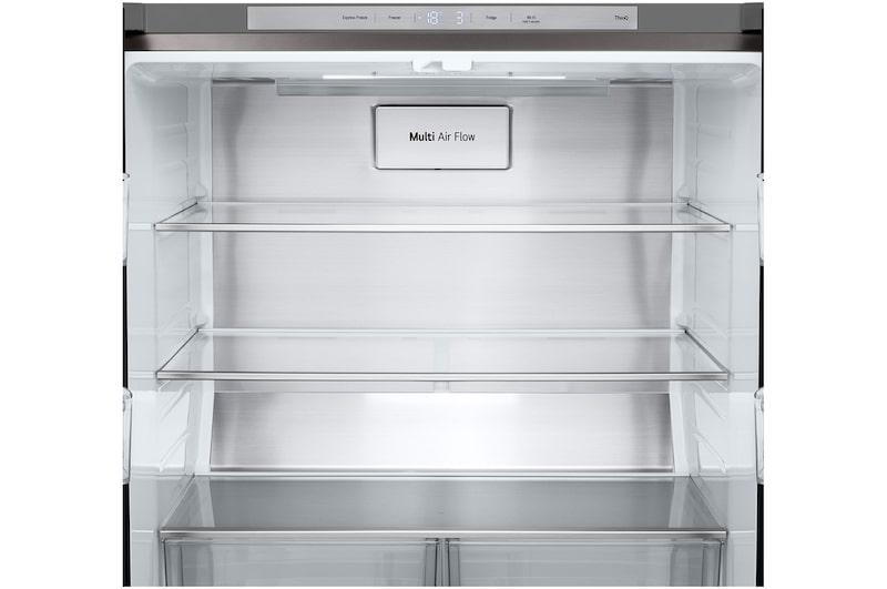 LG 530L Slim French Door Fridge - Stainless, GF-B505PL