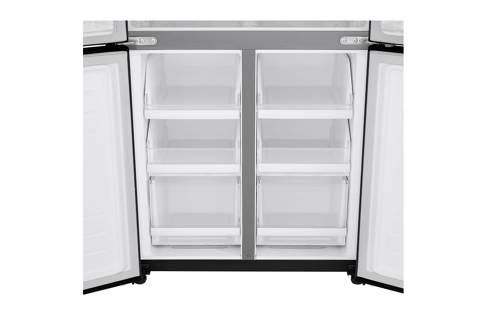 LG 530L Slim French Door Fridge - Black Finish, GF-B530BL