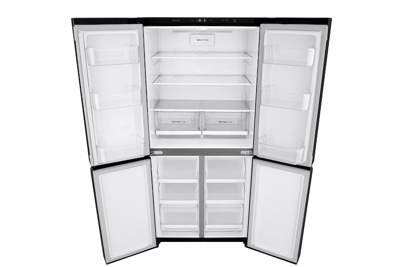 LG 530L Slim French Door Fridge - Black Finish, GF-B530BL