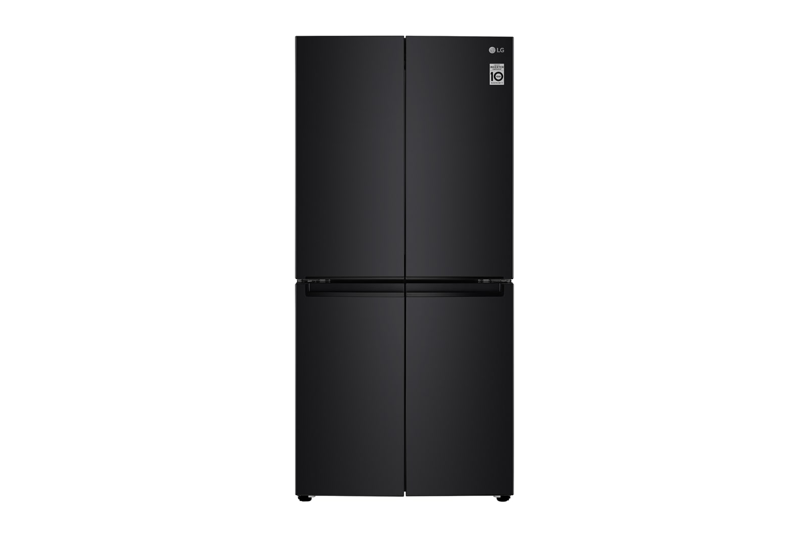 LG 530L Slim French Door Fridge in Black Finish, GF-B590BLE