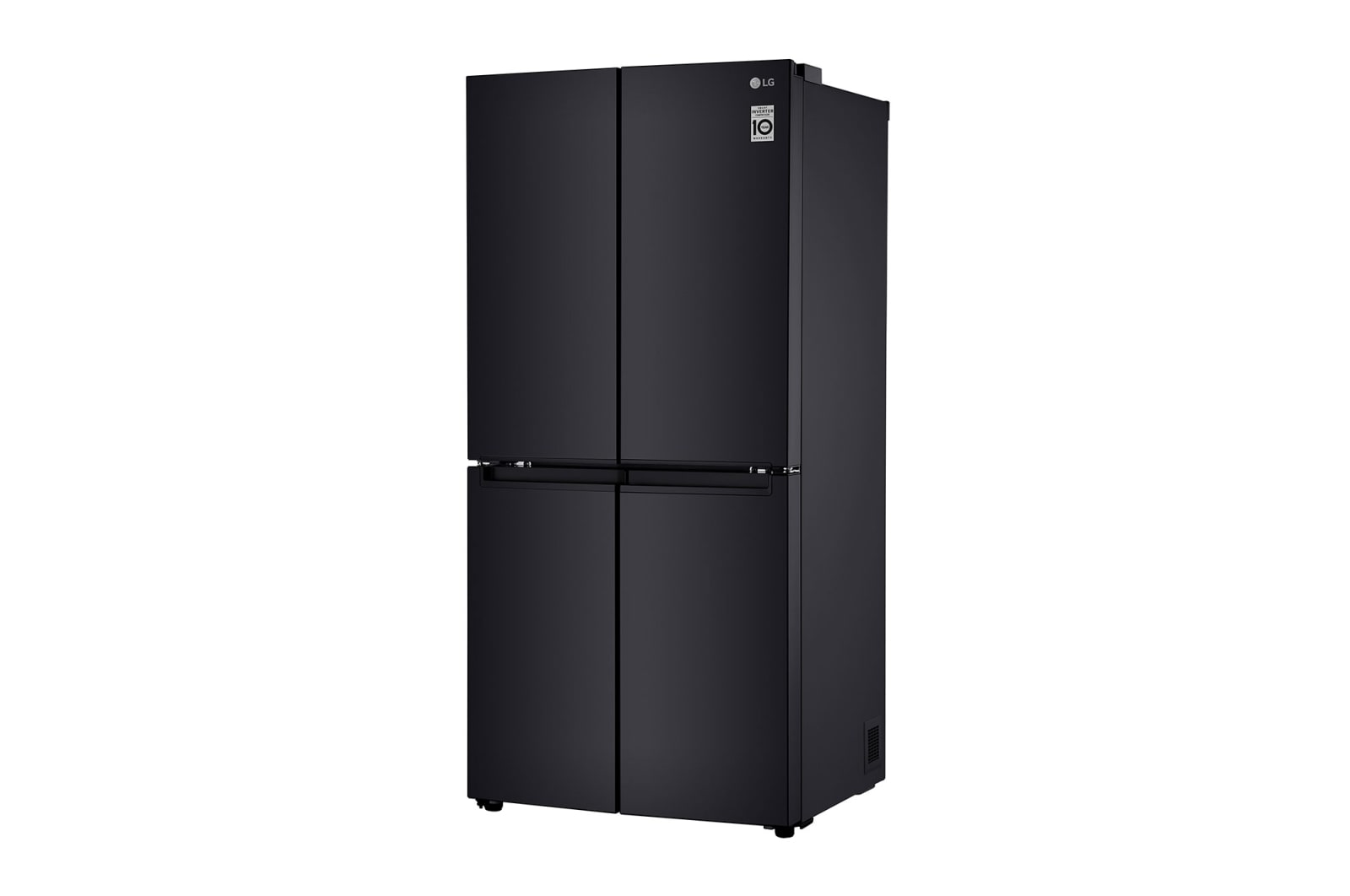 LG 530L Slim French Door Fridge in Black Finish, GF-B590BLE