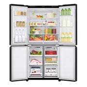 LG 530L Slim French Door Fridge in Black Finish, GF-B590BLE