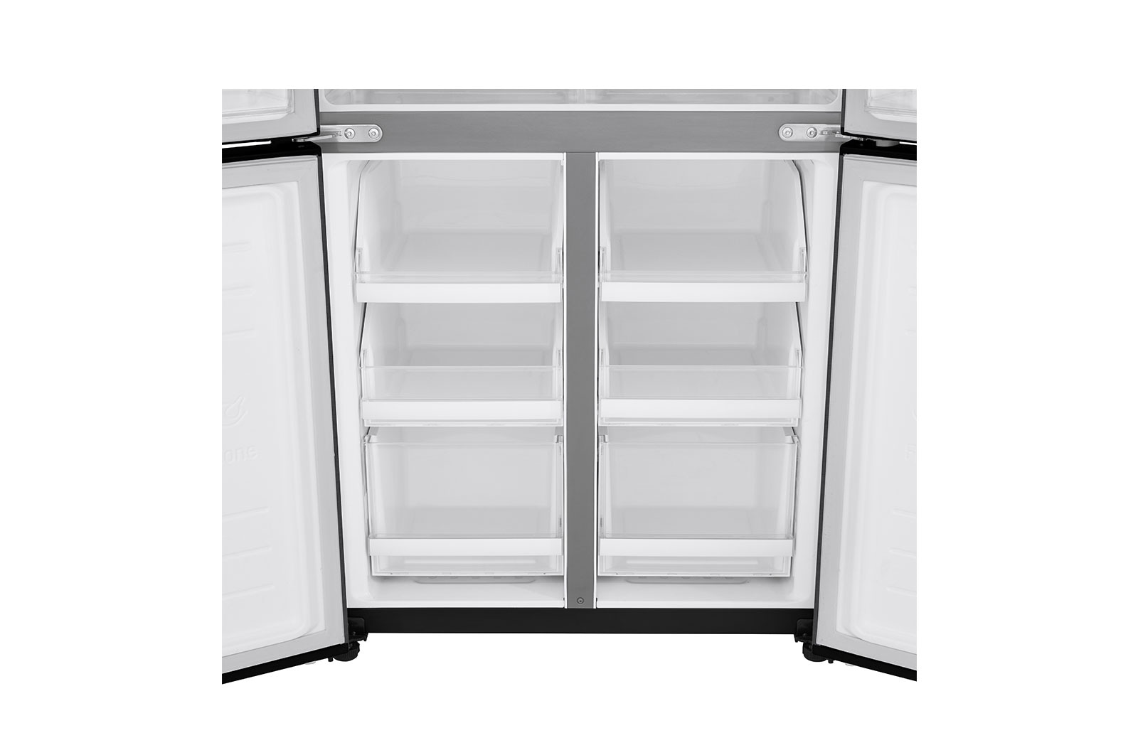 LG 530L Slim French Door Fridge in Matte Black Finish, GF-B590MBL