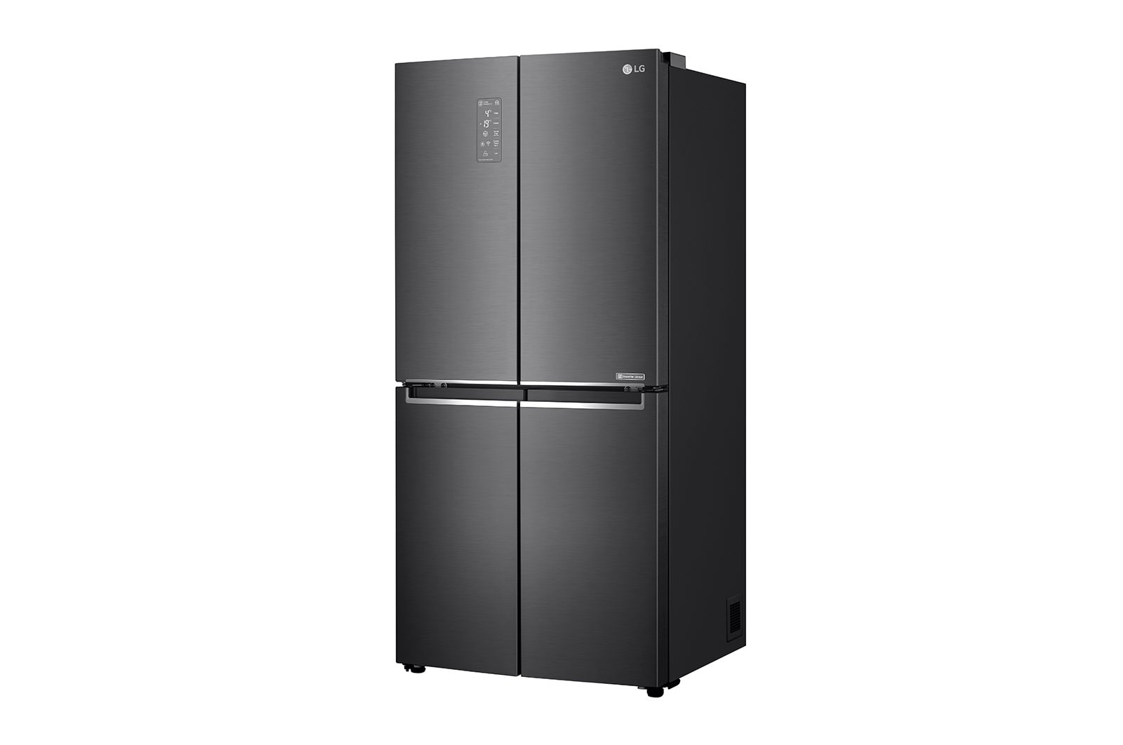 LG 530L Slim French Door Fridge in Matte Black Finish, GF-B590MBL