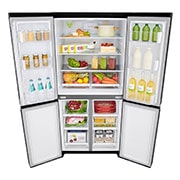 LG 530L Slim French Door Fridge in Matte Black Finish, GF-B590MBL