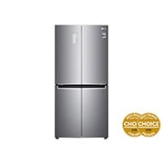 LG 530L Slim French Door Fridge in Stainless Steel , GF-B590PL