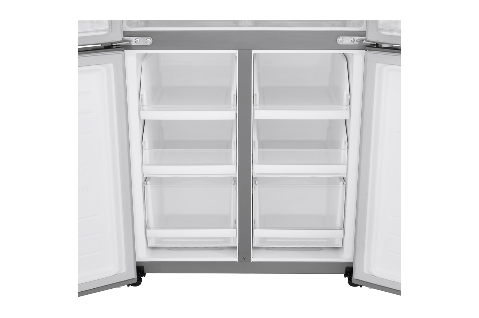 LG 530L Slim French Door Fridge in Stainless Steel , GF-B590PL