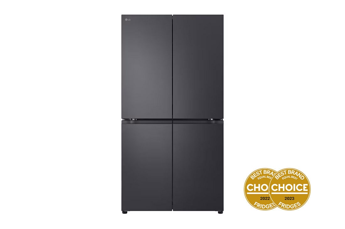 LG 665L French Door Fridge in Matte Black Finish, GF-B700MBL