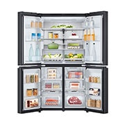 LG 665L French Door Fridge in Matte Black Finish, GF-B700MBL