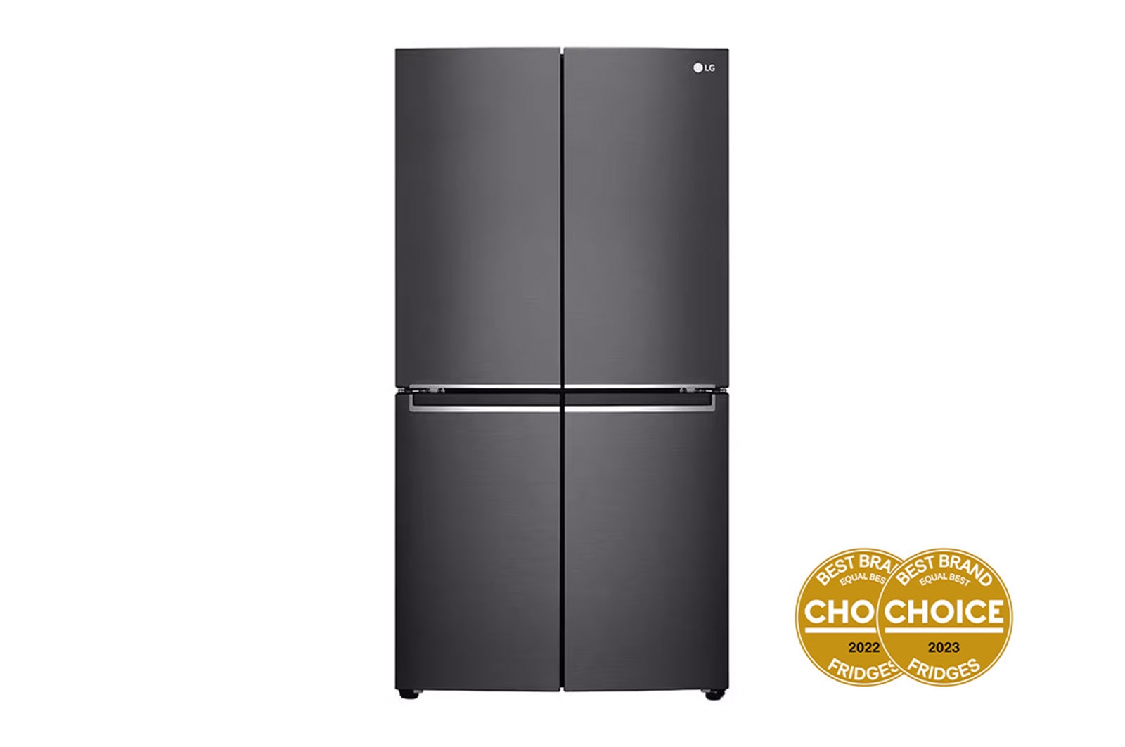 LG 664L French Door Fridge in Matte Black Finish, GF-B730MBL