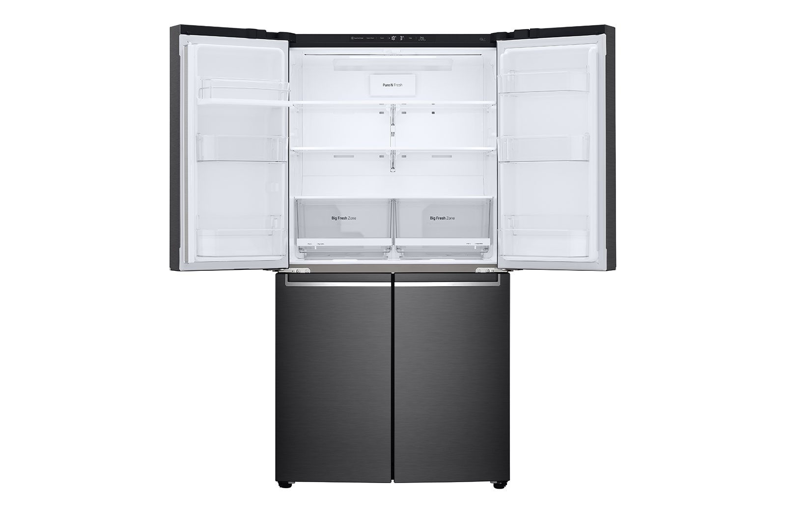 LG 664L French Door Fridge in Matte Black Finish, GF-B730MBL