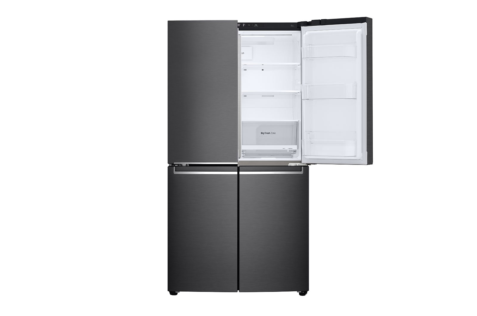 LG 664L French Door Fridge in Matte Black Finish, GF-B730MBL