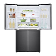 LG 664L French Door Fridge in Matte Black Finish, GF-B730MBL