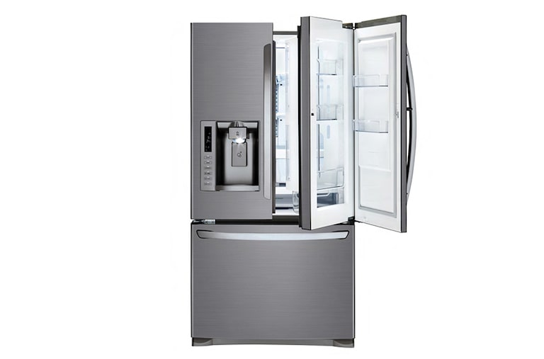 LG 613L Door-In-Door® French Door Fridge With Ice & Water Dispenser, GF-D613PL