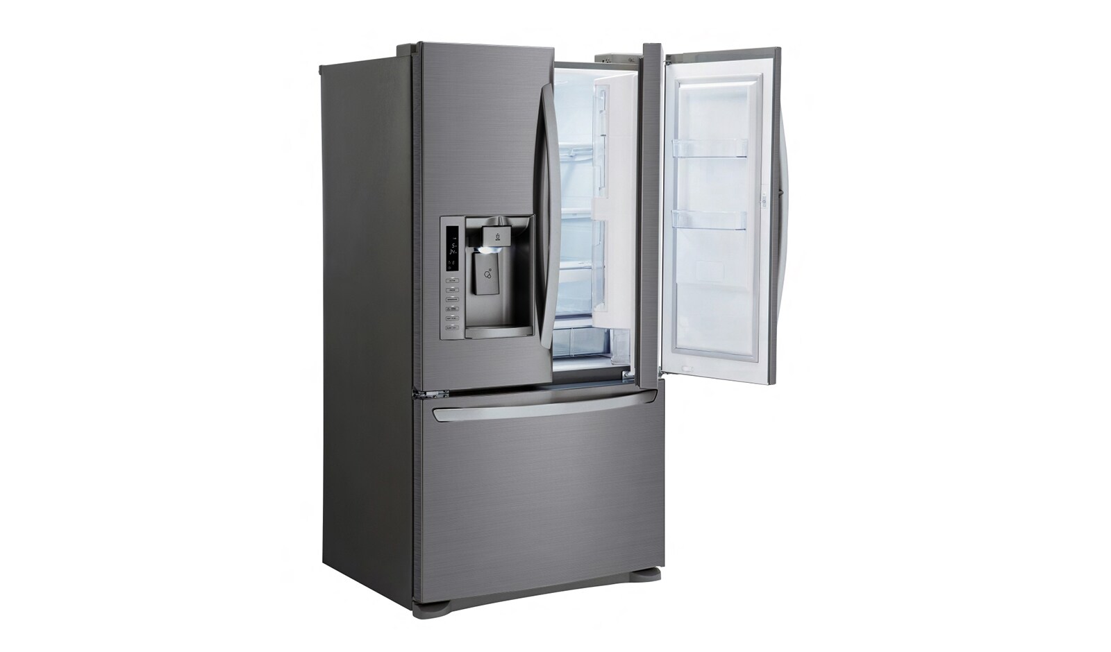 LG 613L Door-In-Door® French Door Fridge With Ice & Water Dispenser, GF-D613PL