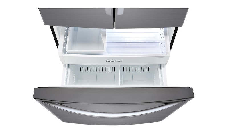 LG 613L Door-In-Door® French Door Fridge With Ice & Water Dispenser, GF-D613PL