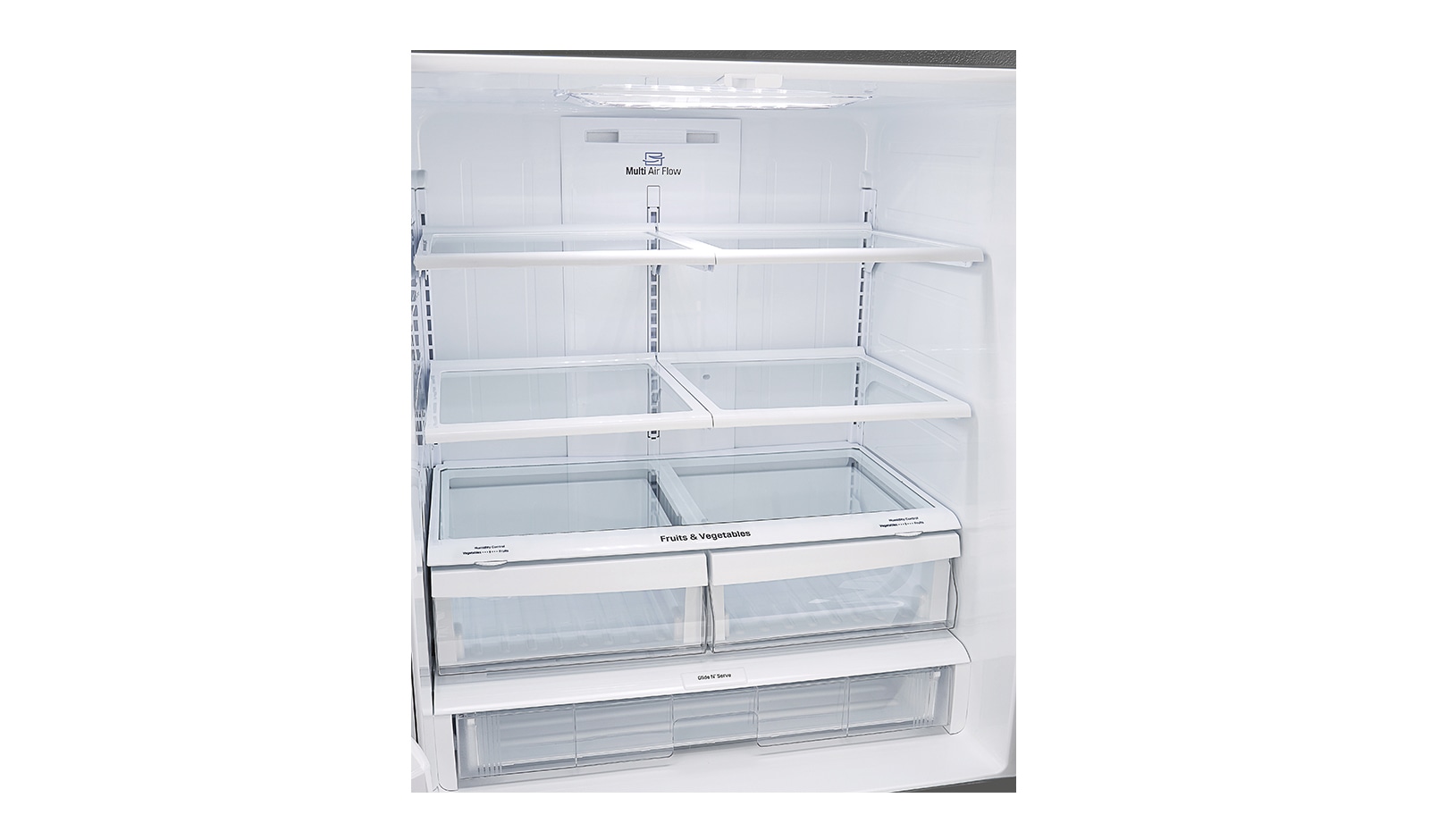 LG 613L Door-In-Door® French Door Fridge With Ice & Water Dispenser, GF-D613PL
