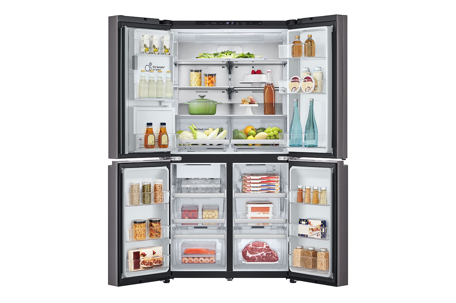 LG 638L French Door Fridge  with Craft Ice™ , GF-D700BSLC