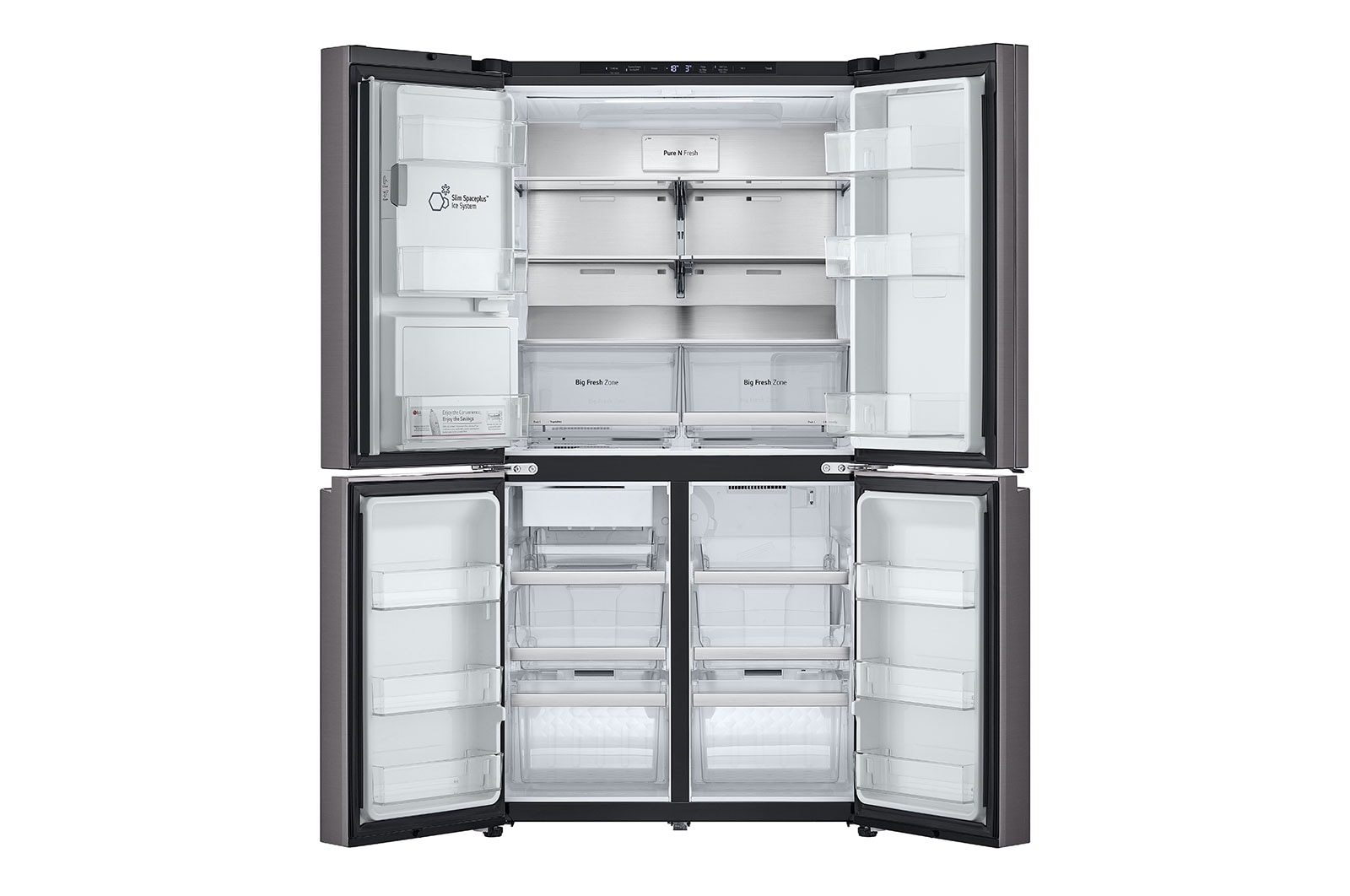 LG 638L French Door Fridge  with Craft Ice™ , GF-D700BSLC