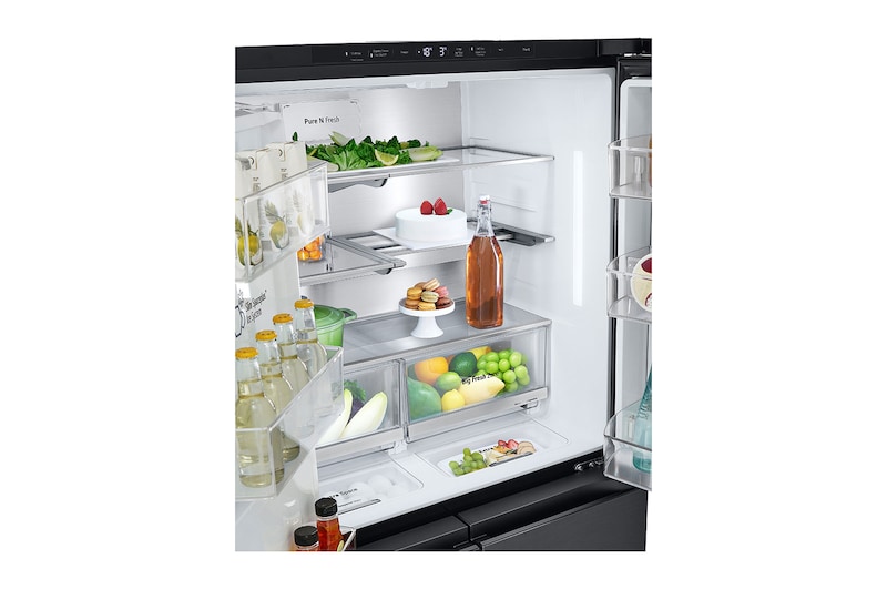 LG 638L French Door Fridge with Craft Ice™, GF-D700MBLC