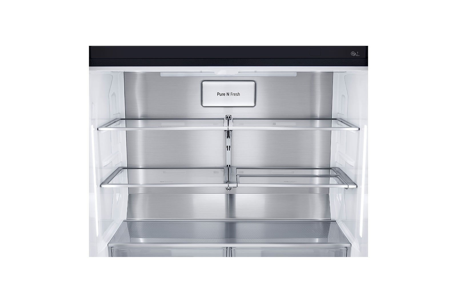 LG 637L French Door Fridge, with Door-In-Door®, in Matte Black Finish, GF-D706MBL